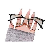 Óculos Retro Redondos Para Miopia Com Bloqueio De Luz Azul Para Mulheres, Armação Com Dioptria De Óculos Retro Redondos Para Miopia Com Bloqueio De Luz Azul Para Mulheres, Armação Com Dioptria De