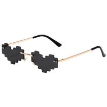 Óculos Rimless Pixel Heart Eyewear para estilo de festa Óculos Rimless Pixel Heart Eyewear para estilo de festa