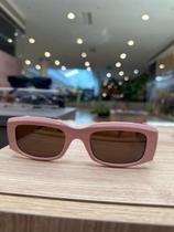 Óculos Rosa Haste Detalhe Dourado Óculos Rosa Haste Detalhe Dourado