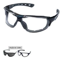Oculos Segurança Ca Proteçao Epi Uv Antirisco Antiembaçante Trabalho Hospitalar Balístico Esportivo - STEELFLEX