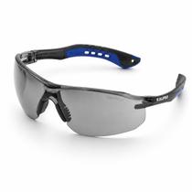 Óculos Segurança Trabalho Proteção Anti Luz Solar EPI Antirrisco Kalipso Jamaica Esportivo UV UVB Cor:Cinza