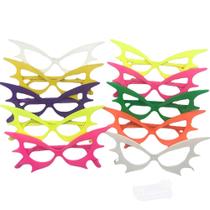 Óculos Sem Lentes Colorido Morcego - 10 Un Óculos Sem Lentes Colorido Morcego - 10 Un