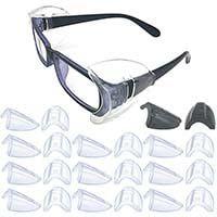 Óculos Side Shields 11 pares transparentes e 1 par preto Óculos Side Shields 11 pares transparentes e 1 par preto