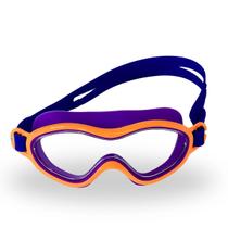 Óculos Silicone de Natação Classico Infantil Roxo e Laranja - Castela