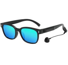 Oculos Sol C/ Fone Ouvido Bluetooth Bike Trilha Pesca Praia