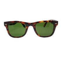 Óculos Sol Dobravel Wayfar Tartaruga/Verdes G15 Prot. UV400 - VISAOTICA SUNGLASSES