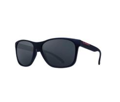 Oculos sol hb underground matte black d red lente gray
