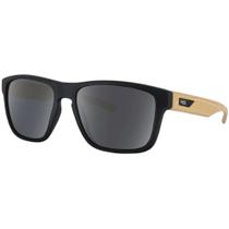 Óculos sol masculino hb h-bomb hbomb preto fosco wood madeira