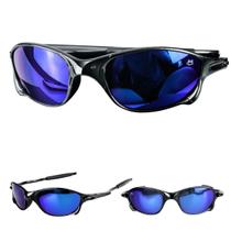 oculos sol masculino lupa praia proteção uv acetato + case original armação preta qualidade premium - Orizom