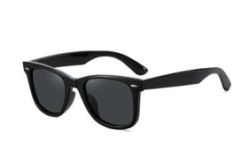 Óculos Sol Masculino Polarizado Anti Reflexo Pescaria Esportivo Premium - Uv400 Preto