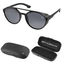 oculos sol masculino vintage social proteção uv + case preto delicado qualidade premium acetato moda