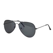 Oculos Sol Preto Aviador + Protecao Uv Aço Inox Masculino