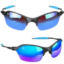 oculos sol proteção uv masculino praia metal lupa + case casual original estiloso qualidade premium - Orizom