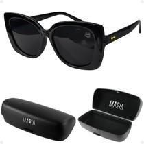 oculos sol proteção uv praia vintage social estiloso original quadrado luxo delicado moda acetato preto presente verão