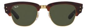 Óculos Sol Quadrado Acetato Polido Tartaruga + Lentes Verdes
