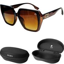 Oculos Sol Quadrado Feminilidade Protecao Uv Qualidade