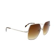 Óculos Solar Ana Hickmann Ah30003t 04a Dourado Brilho Lente Marrom Degradê