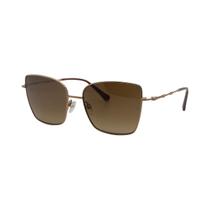 Óculos Solar Ana Hickmann Cris 4 05a Rosé Fosco Lente Marrom Degradê -