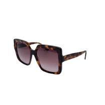 Óculos Solar Ana Hickmann Elisa 1 Ah90049 G21 Marrom Brilho Demi Lente Marrom Degradê