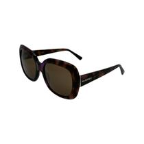 Óculos Solar Ana Hickmann Mari 2 R21 Roxo Brilho Demi Lente Marrom