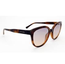 Óculos Solar Atitude At8192 G21 Marrom Brilho Demi Lente Roxo Degradê