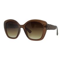Óculos Solar Bulget Bg8057 G03 Marrom Translúcido Lente Marrom Degradê