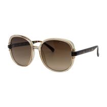 Óculos Solar Bulget Bg8087 G02 Marrom Translúcido Lente Marrom Degradê -