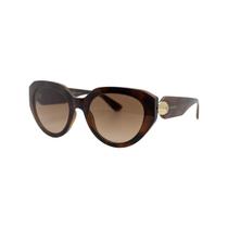 Óculos Solar Bulget Bg8123 G21 Marrom Brilho Demi Lente Marrom Degradê -