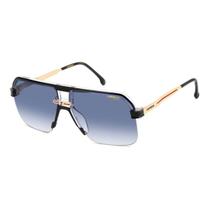 Óculos Solar Carrera 1066/s 7c5 08 62 Preto Brilho Lente Azul Degradê