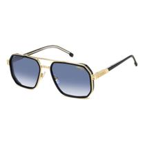 Óculos Solar Carrera 1069/s 2m2 08 58 Dourado Brilho Lente Azul Degradê Óculos Solar Carrera 1069/s 2m2 08 58 Dourado Brilho Lente Azul Degradê