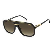 Óculos Solar Carrera 1077/s I46 60 Preto Fosco Lente Marrom Degradê -