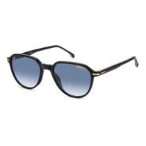 Óculos Solar Carrera 342/s 2m2 08 53 Preto Brilho Lente Azul Degradê Óculos Solar Carrera 342/s 2m2 08 53 Preto Brilho Lente Azul Degradê