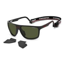 Óculos Solar Carrera C Sport 08/s/xt Blx 60 Preto Fosco Lente Verde Polarizada Óculos Solar Carrera C Sport 08/s/xt Blx 60 Preto Fosco Lente Verde Polarizada
