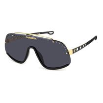 Óculos Solar Carrera Flaglab 16 2m2 2k 64 Preto Brilho Lente Cinza