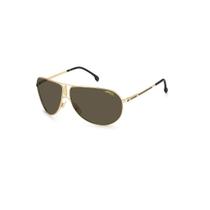 Óculos Solar Carrera Gipsy65 Aoz70 64 Dourado Fosco Lente Marrom