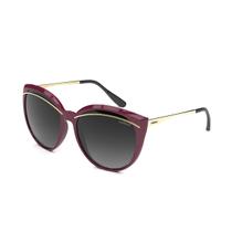 Óculos Solar Colcci Amelia C0153c2633 Bordô Brilho Lente Cinza Degradê