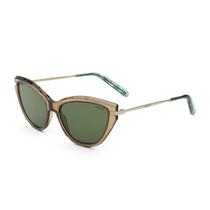 Óculos Solar Colcci Cami C0170j0871 Marrom Brilho Lente Verde G15