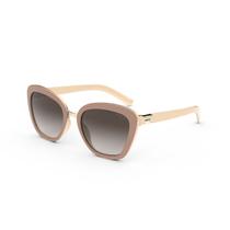Óculos Solar Colcci Ceu C0186ba434 Nude Brilho Lente Marrom Degradê