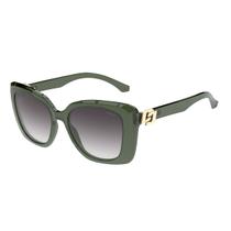 Óculos Solar Colcci Ellen C0285kg833 Verde Translúcido Lente Cinza Degradê cat1 -
