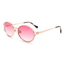 Óculos Solar Colcci Iris C0279e60al Rosé Brilho Lente Rosa Degradê cat1 -