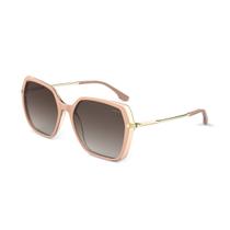 Óculos Solar Colcci Stela C0167b9434 Nude Parede Translucido Brilho Lente Marrom