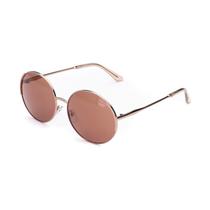 Óculos Solar Difaty Feminino Rose Lentes Marrom Óculos Solar Difaty Feminino Rose Lentes Marrom