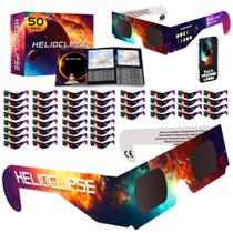 Óculos Solar Eclipse Helioclipse AAS aprovados em 2024 - pacote com 50 Óculos Solar Eclipse Helioclipse AAS aprovados em 2024 - pacote com 50