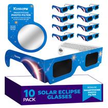 Óculos Solar Eclipse Kesjoseph 2024 (pacote com 10) com filtro fotográfico - Kesseph
