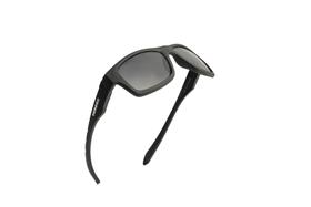 Óculos Solar Esportivo Classic Black Matte Polarizado - Lente Nylon Cinza Escuro - Venzzo