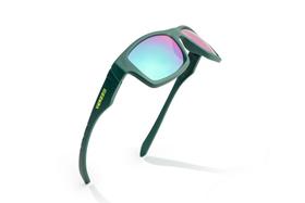 Óculos Solar Esportivo Classic Crow Pine Polarizado - Lente Premium Crystal Vidro Verde Espelhada