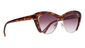 Óculos Solar Evoke Cat City G21s Turtle Gold Brown Gradient Polarizado