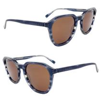 Óculos Solar Evoke EVK 55 D21 Cor Demi Azul Lente Marrom