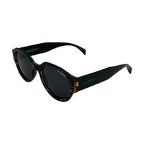 Óculos Solar Evoke For You Ds98 J21 Marrom Brilho Demi Lente Cinza