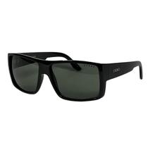 Óculos Solar Evoke The Code Bra01 Preto Brilho Lente Verde
